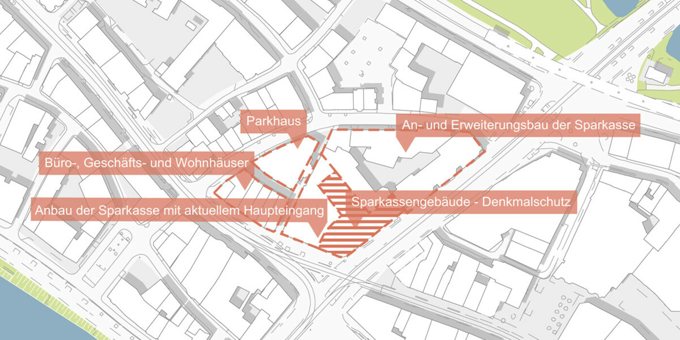 Innenstadt Bremen 2025 - Städtebauliche Studie Sparkassenareal Am Brill